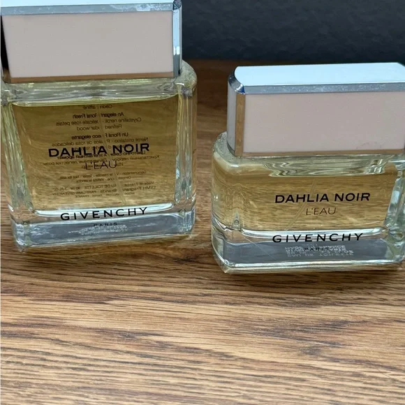 Givenchy Dahlia Noir Leau Floral Fresh Eau de Toilette Perfume Set 2 Bottles - Picture 9 of 12